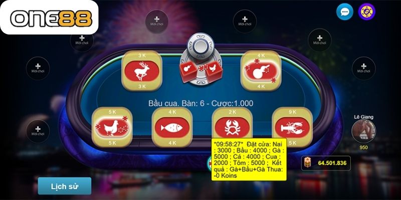 Thông tin chung game bầu cua